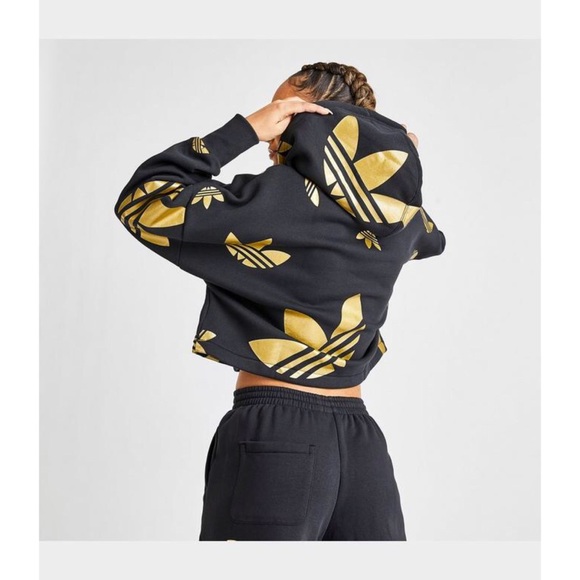 New adidas original black gold hoodie - Picture 2 of 8